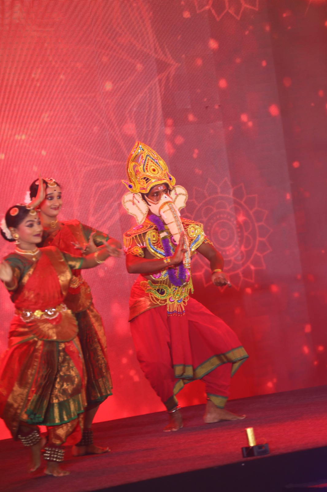 Stage performance moment from a JAS Events production