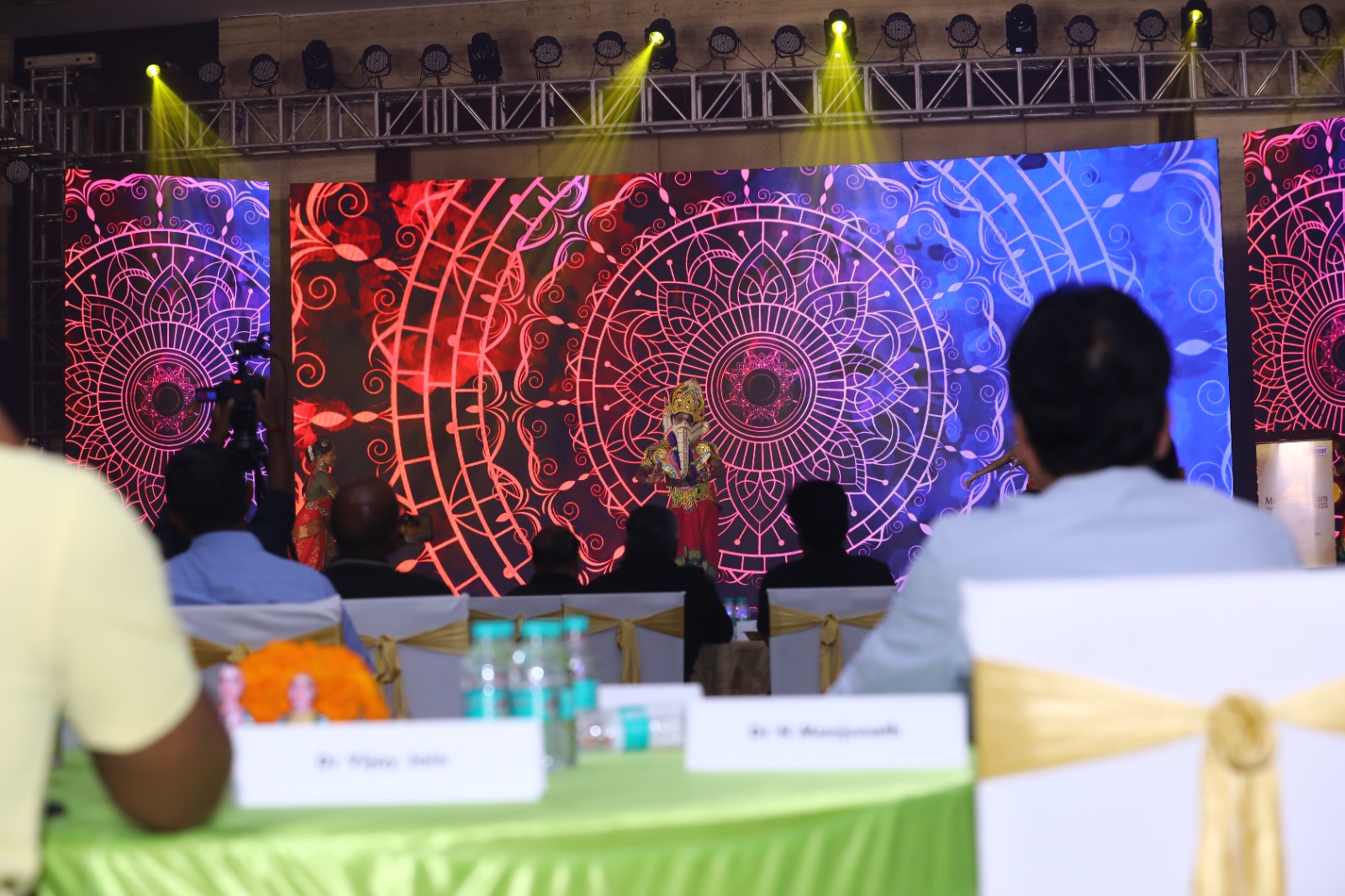 Signature event stage production